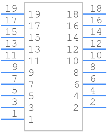 FB10S019JT1R6000 - JAE - PCB symbol