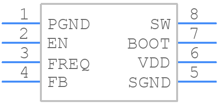LM2623AMM/NOPB - Texas Instruments - PCB symbol