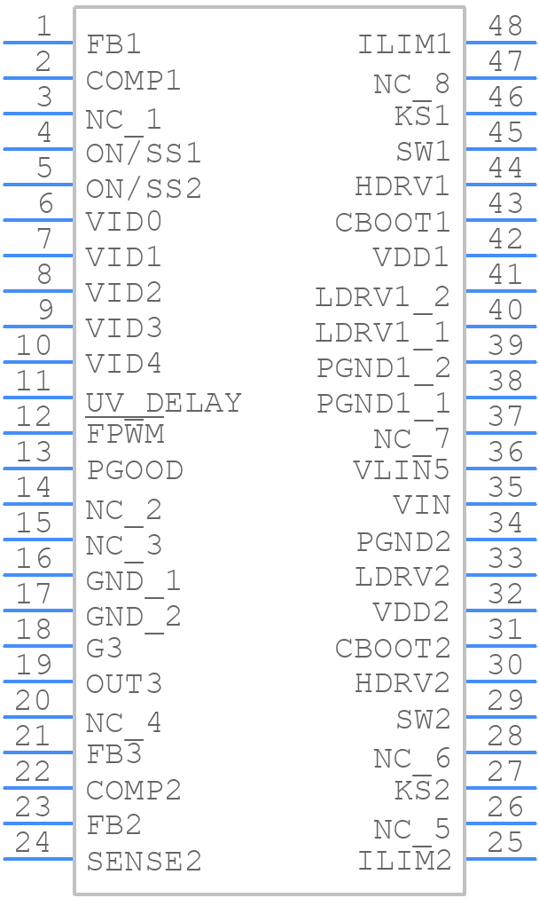 LM2633MTD - Texas Instruments - PCB symbol