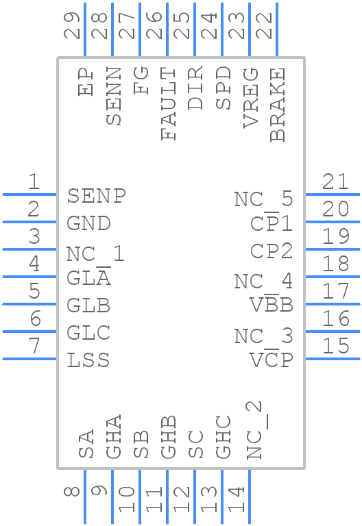 A89306GETSR-T - Allegro Microsystems - PCB symbol