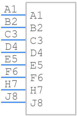 306-008-521-102 - EDAC - PCB symbol