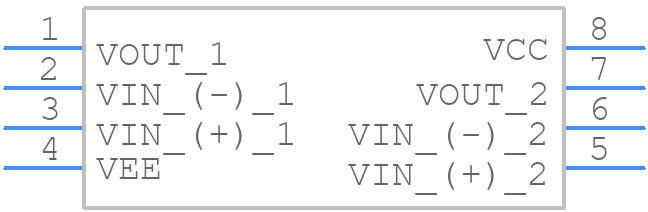 HA17458 - Renesas Electronics - PCB symbol