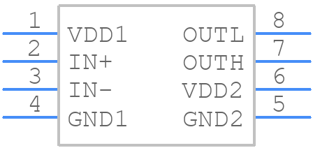 NCD57090EDWR2G - onsemi - PCB symbol