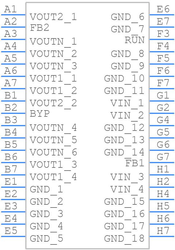LTM8068IY - Analog Devices - PCB symbol