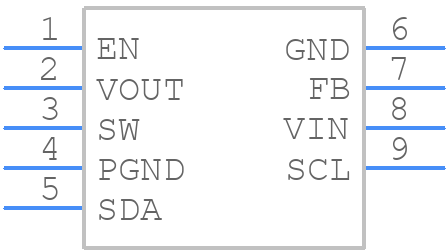 RT4813CGQUF - RICHTEK - PCB symbol