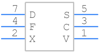 TOP258LN - Power Integrations - PCB symbol