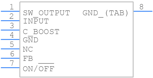 LM2678S-5.0/NOPB - Texas Instruments - PCB symbol