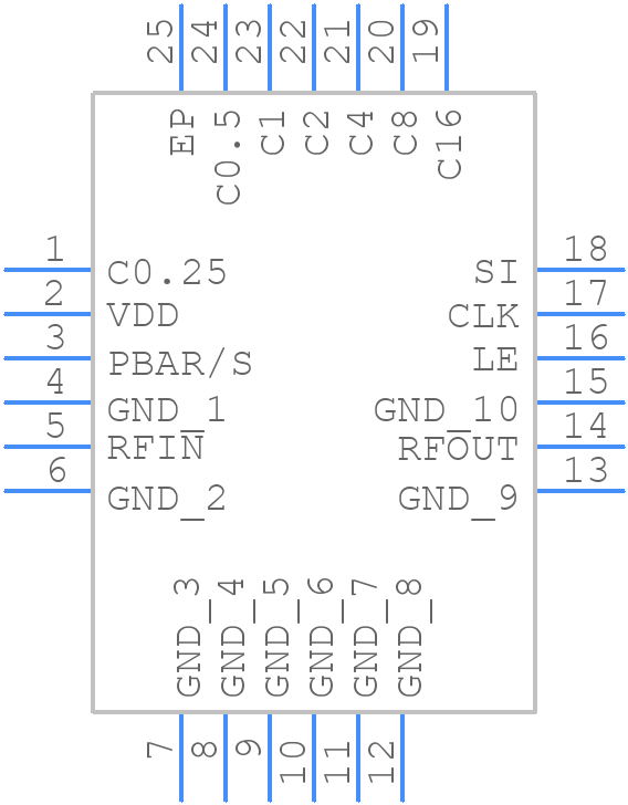 RFSA3714TR13 - Qorvo - PCB symbol
