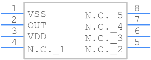 MLX75303SXD - Melexis - PCB symbol