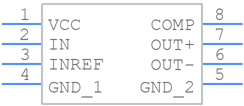 MAX3760ESA+ - Analog Devices - PCB symbol