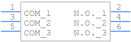 NDS-03V - Diptronics - PCB symbol