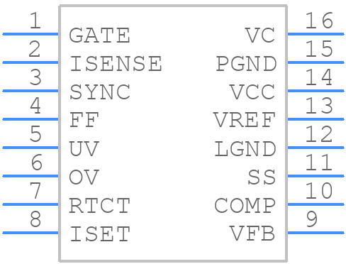 CS51221EDR16 - onsemi - PCB symbol