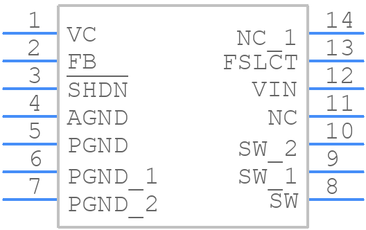 LM2700MT-ADJ - Texas Instruments - PCB symbol