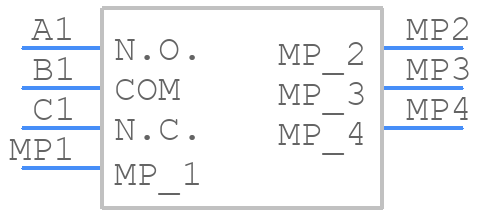 MSS3-Q-T/R - Diptronics - PCB symbol