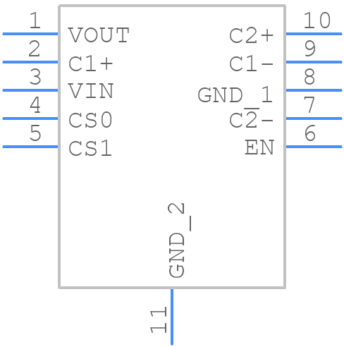 LM2751SD-A/NOPB - Texas Instruments - PCB symbol