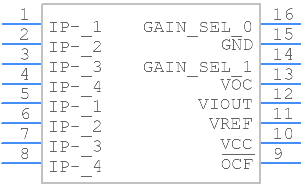 ACS37002LMCATR-090B5 - Allegro Microsystems - PCB symbol