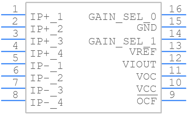 ACS37002LLAATR-025U3 - Allegro Microsystems - PCB symbol