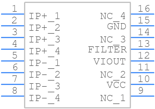 ACS724KMATR-50AB-T - Allegro Microsystems - PCB symbol