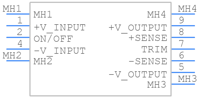 CHB300W-110S12 - Cincon - PCB symbol
