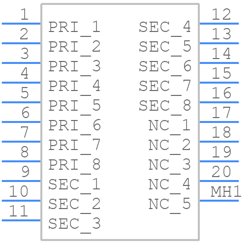 70055K - talema - PCB symbol