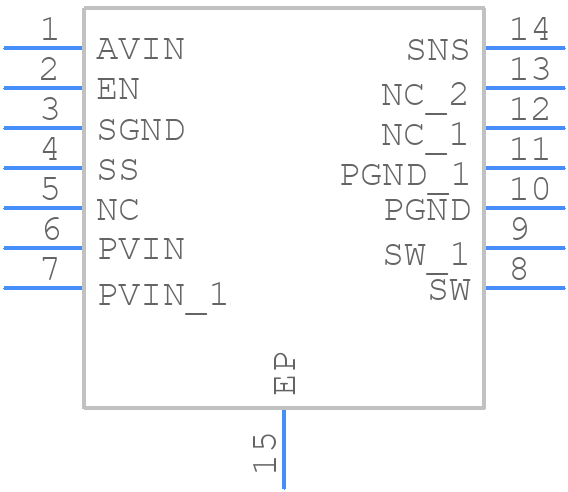 LM2852YMXA-1.8 - Texas Instruments - PCB symbol