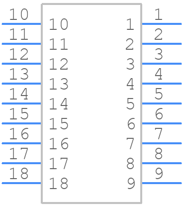 39309184 - Molex - PCB symbol