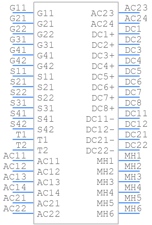 F4-15MR12W2M1_B76 - Infineon - PCB symbol