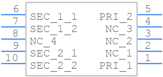 PE3013-M - YHDC - PCB symbol