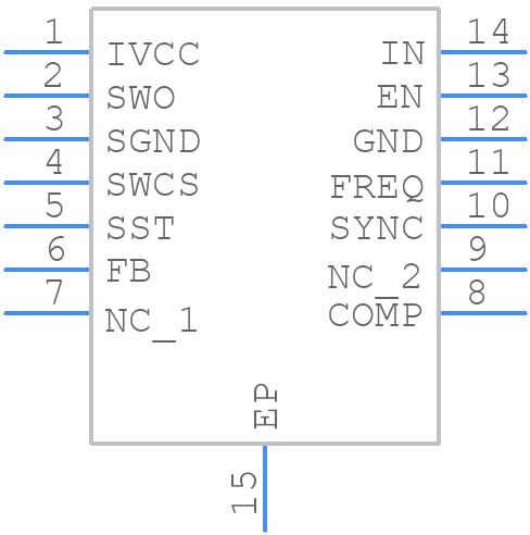 TLE83862ELXUMA1 - Infineon - PCB symbol