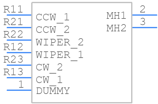 RK14K1230D0R - ALPS Electric - PCB symbol