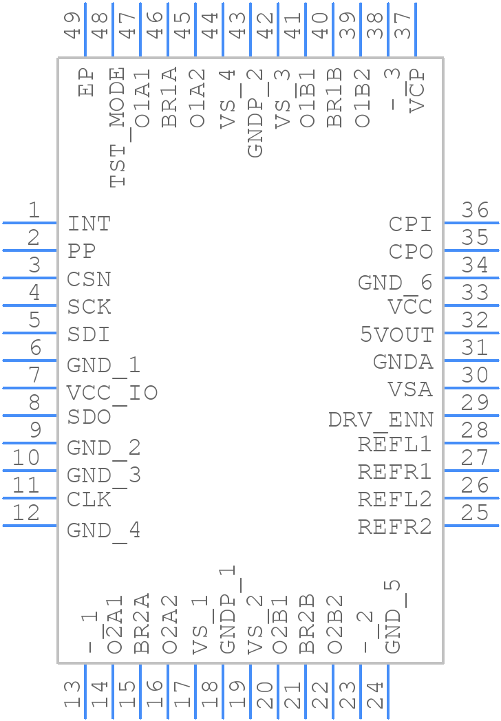 TMC5031-LA-T - Analog Devices - PCB symbol