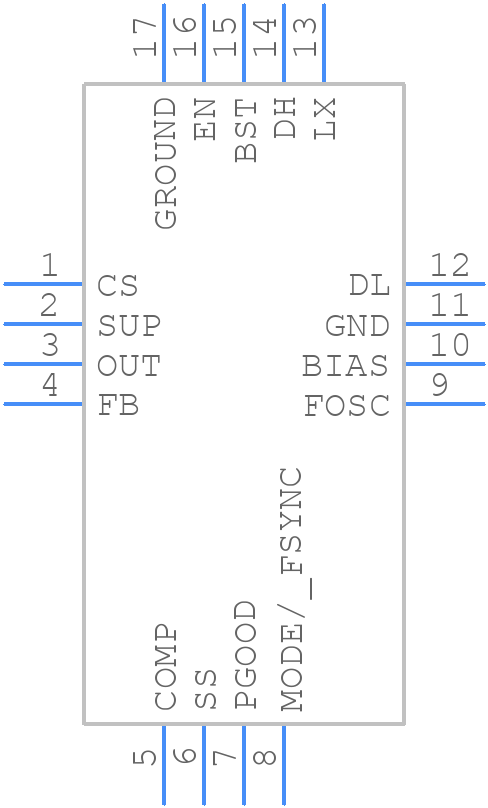 MAX25201ATEB/VY+ - Analog Devices - PCB symbol