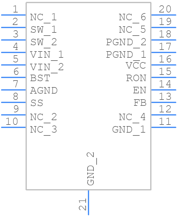 LM3102MH/NOPB - Texas Instruments - PCB symbol