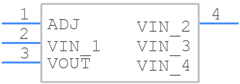 LM337T/LF01 - Texas Instruments - PCB symbol