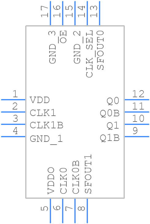 SI53307-B-GMR - Skyworks - PCB symbol