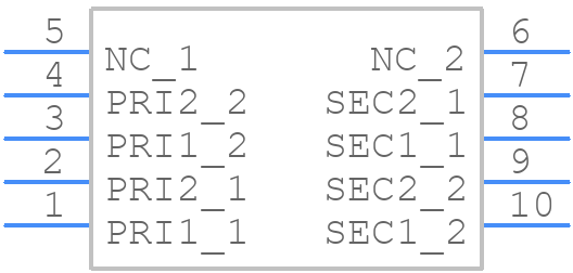 B2032NL - Yageo Group - PCB symbol
