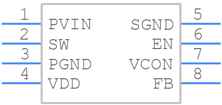 LM3205TL - Texas Instruments - PCB symbol