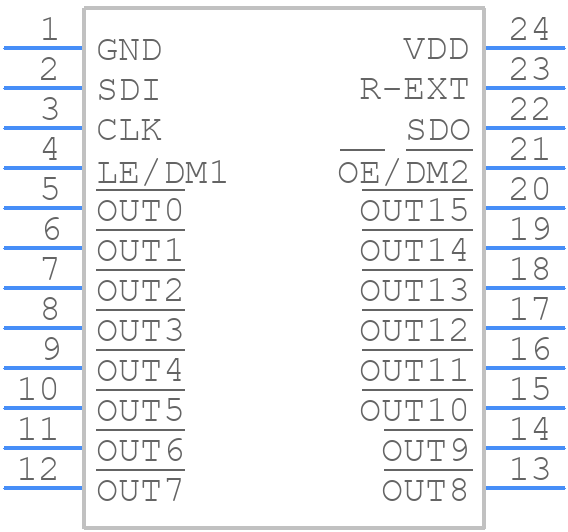 STP16CP05MTR - STMicroelectronics - PCB symbol
