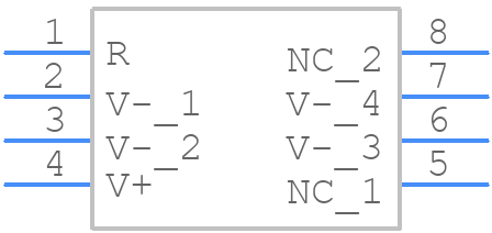 LM334M - Texas Instruments - PCB symbol