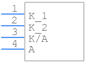 KW2 HIL532.TK-D2D9-4L07M0-SC6B - ams OSRAM - PCB symbol