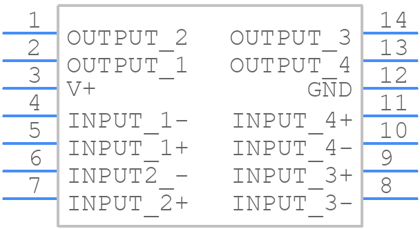 LM339M/NOPB - Texas Instruments - PCB symbol