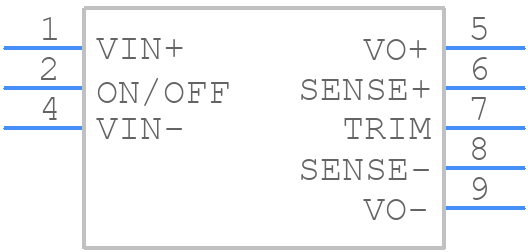 Q80SV24006PRFS - Delta Electronics - PCB symbol