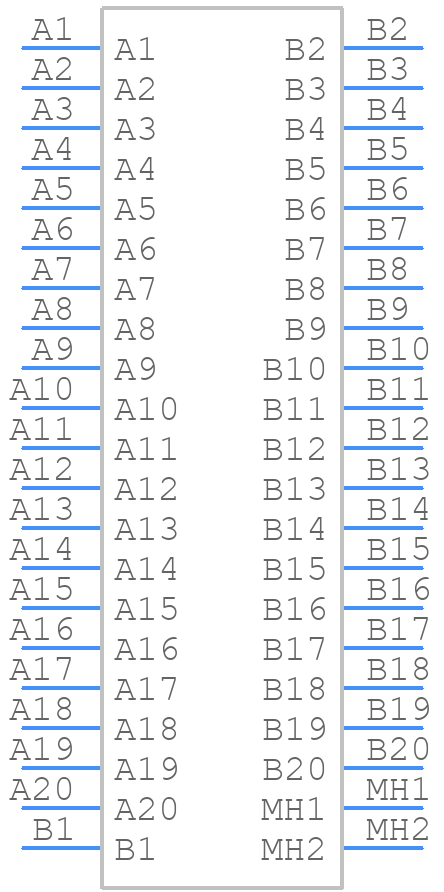 78788-4014 - Molex - PCB symbol