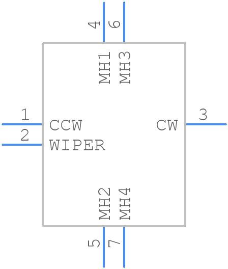 PTA1543-2010CIB203 - Bourns - PCB symbol