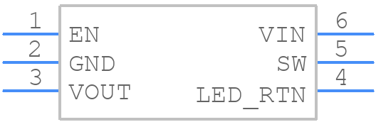 LM3519MK-20/NOPB - Texas Instruments - PCB symbol
