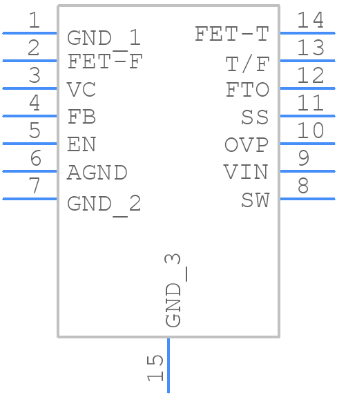 LM3552SD - Texas Instruments - PCB symbol