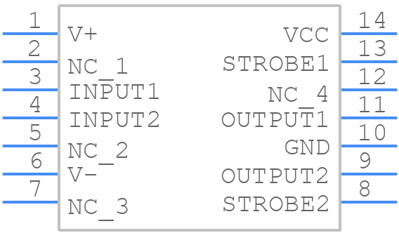 LM361M - Texas Instruments - PCB symbol
