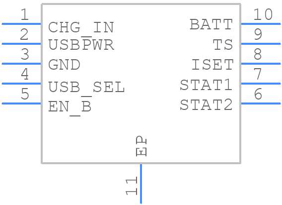 LM3658SD-B - Texas Instruments - PCB symbol
