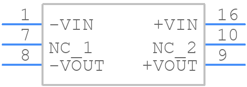 RA3-1208S/SMD - RECOM Power - PCB symbol