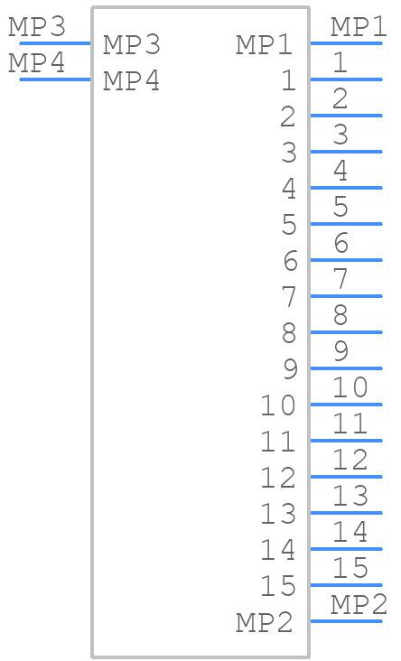 20535-015E-02 - I-Pex - PCB symbol